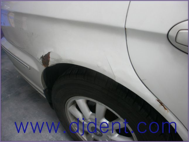 xg뒤휀더외형복원