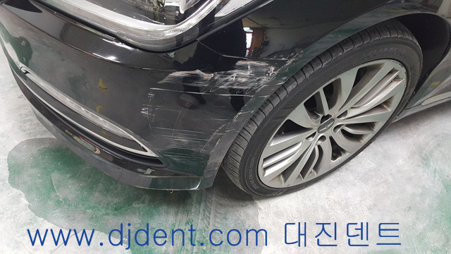 제네시스 휀더 범퍼 복원